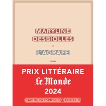 l'agrafe - Maryline Desbiolles - Editions Sabine Weispieser